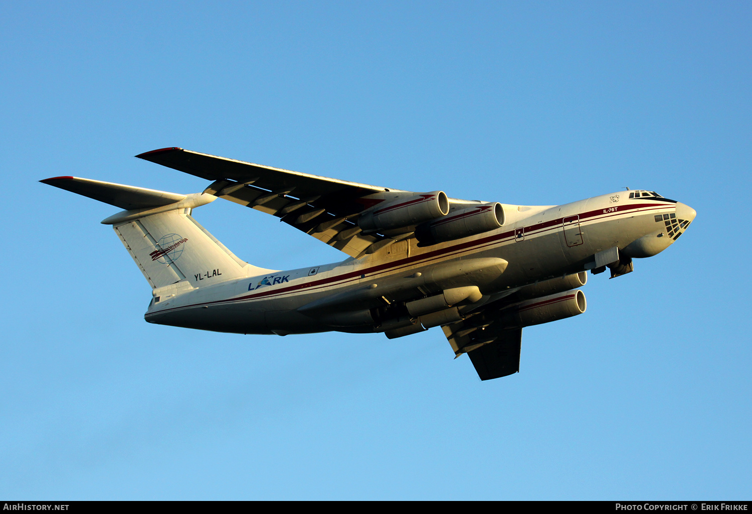 Aircraft Photo of YL-LAL | Ilyushin Il-76T | Inversija | LARK | AirHistory.net #379372