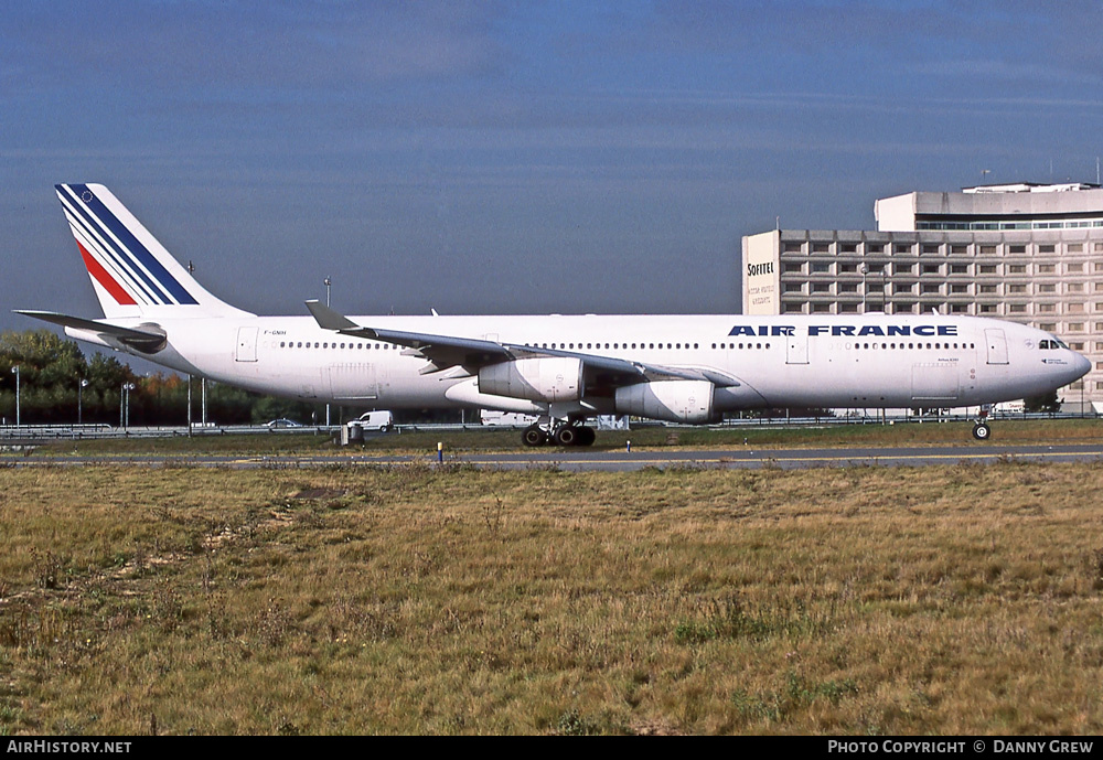 Aircraft Photo of F-GNIH | Airbus A340-313X | Air France | AirHistory.net #379387