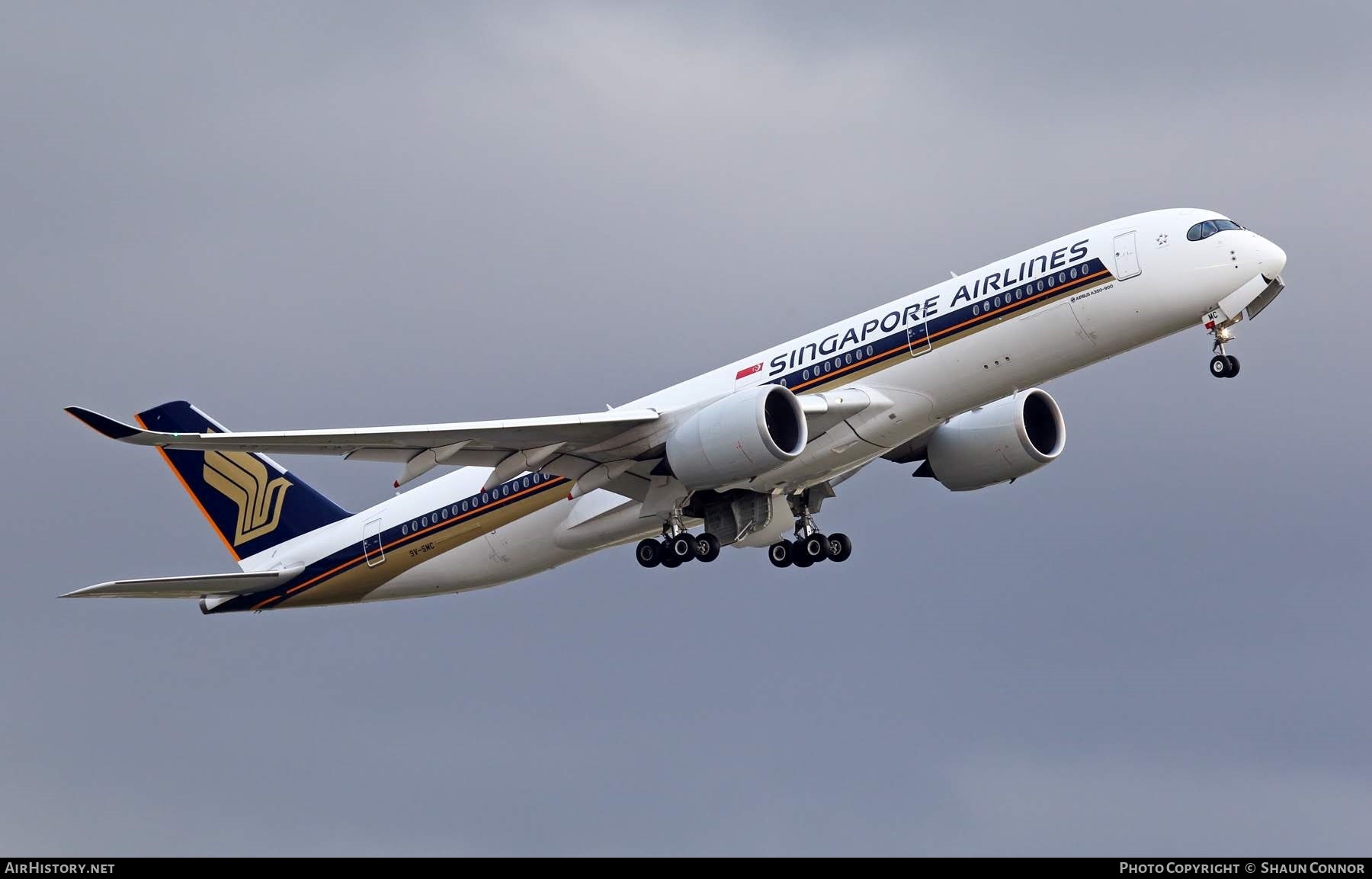Aircraft Photo of 9V-SMC | Airbus A350-941 | Singapore Airlines | AirHistory.net #379393