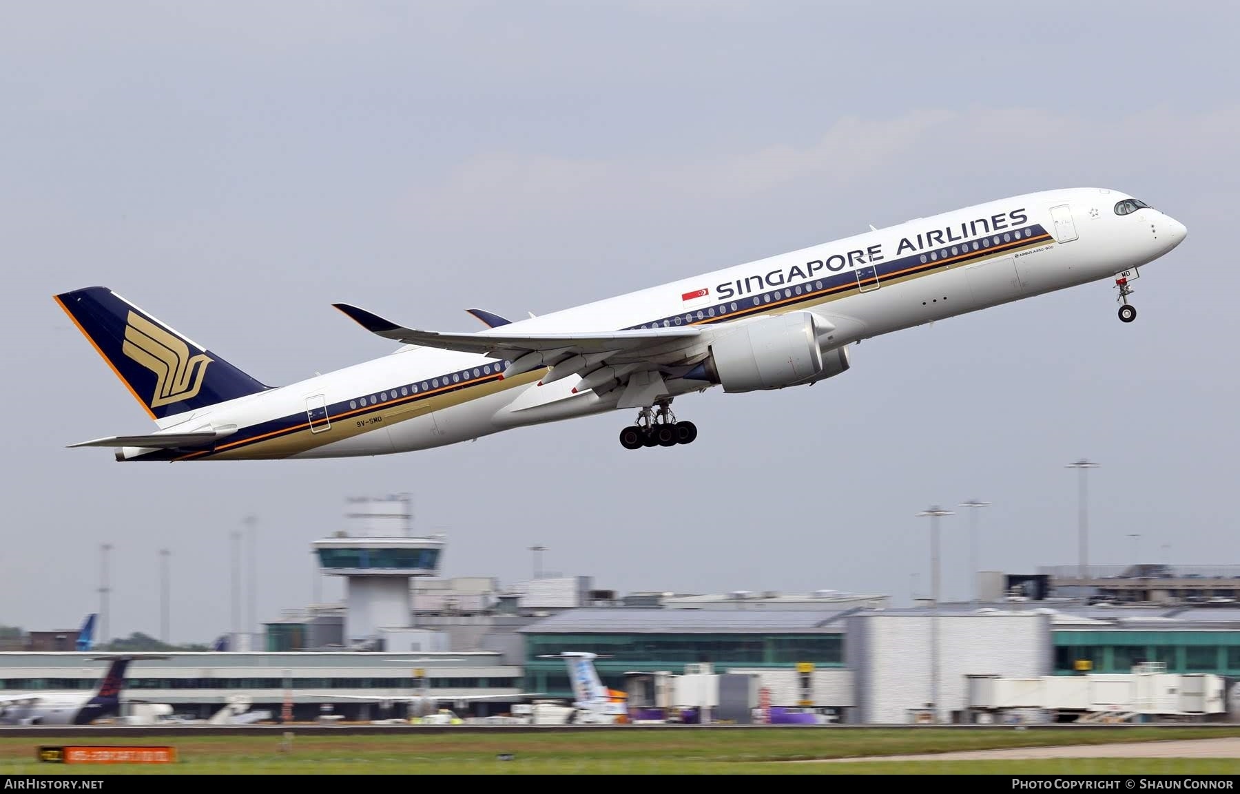 Aircraft Photo of 9V-SMD | Airbus A350-941 | Singapore Airlines | AirHistory.net #379399