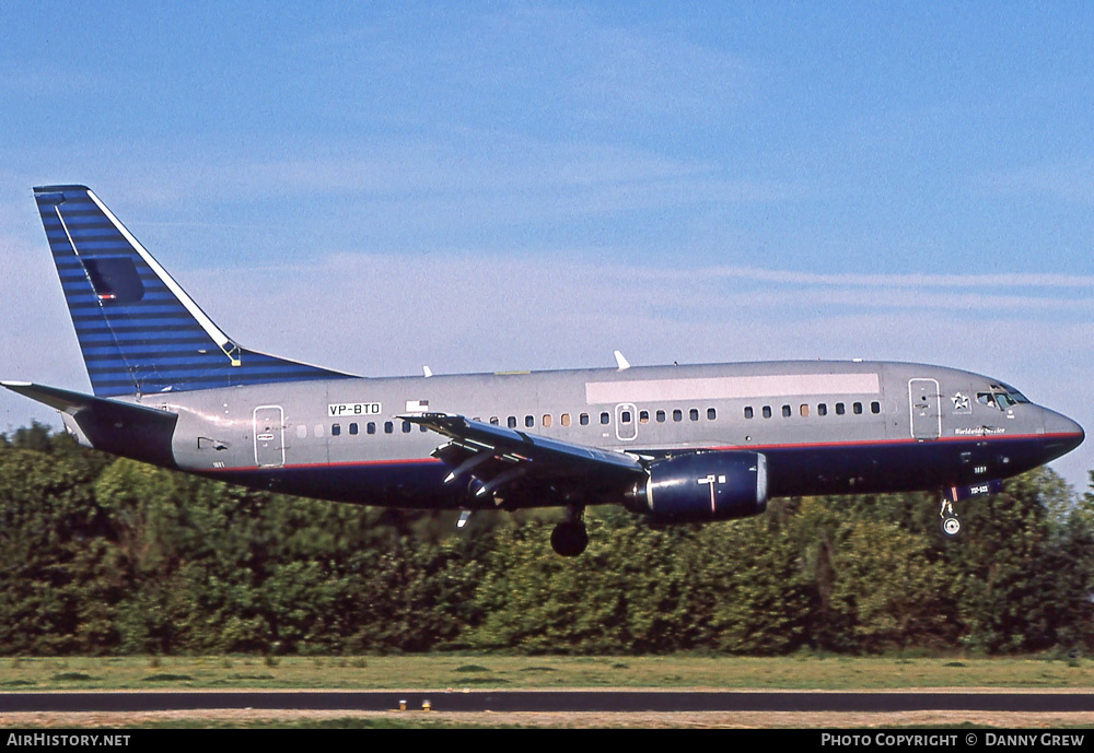 Aircraft Photo of VP-BTD | Boeing 737-522 | AirHistory.net #379402