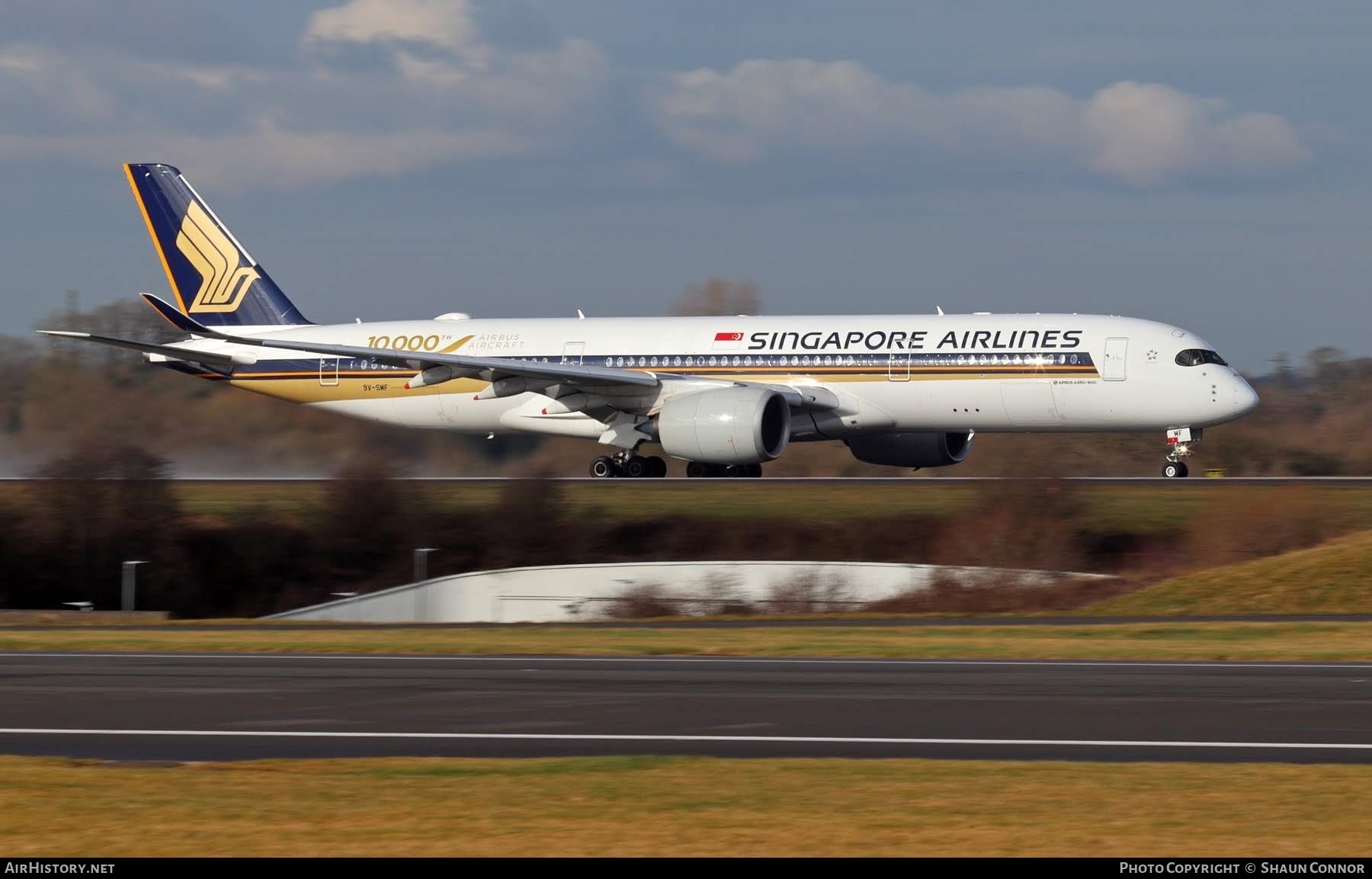 Aircraft Photo of 9V-SMF | Airbus A350-941 | Singapore Airlines | AirHistory.net #379403