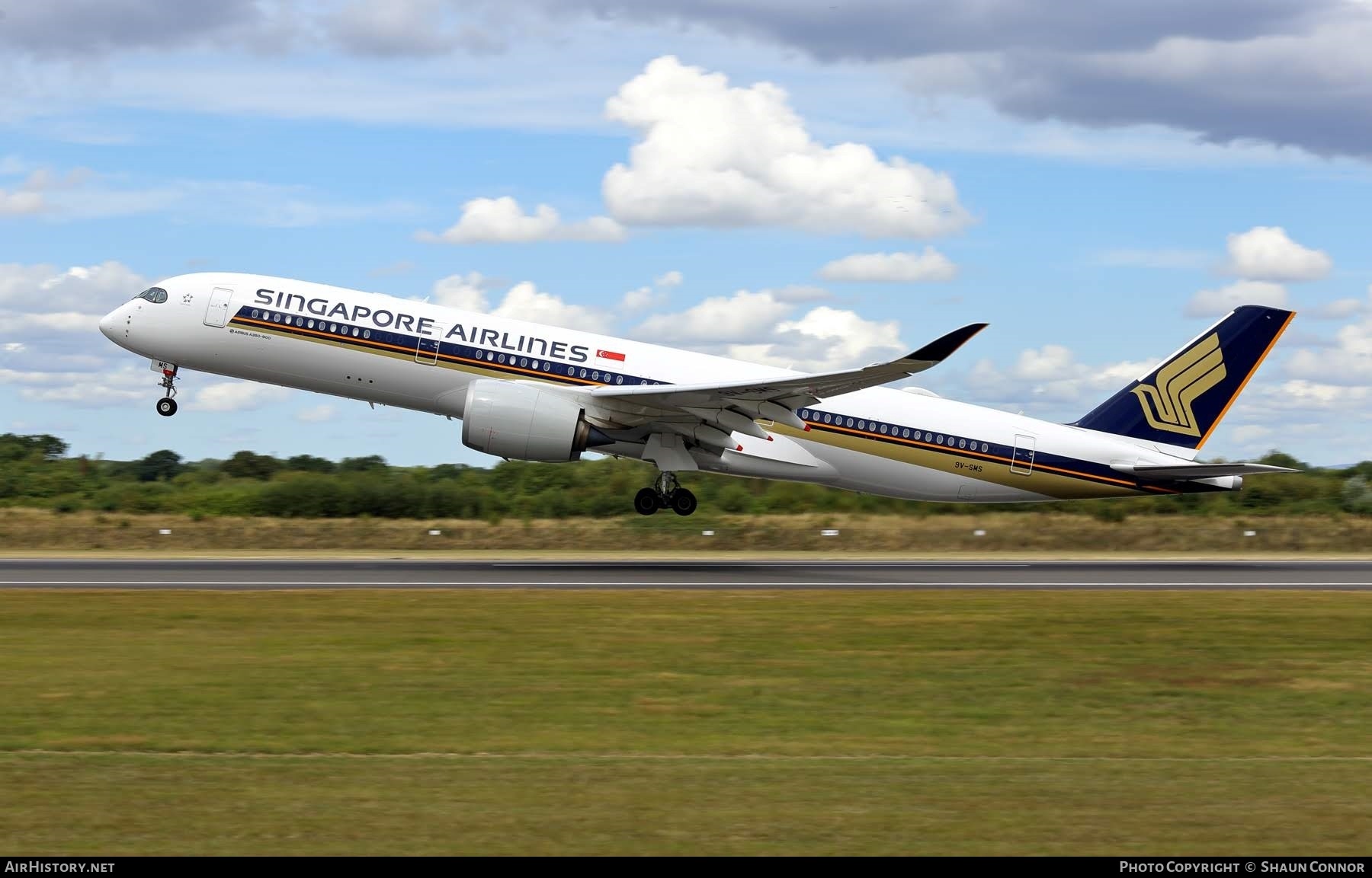 Aircraft Photo of 9V-SMS | Airbus A350-941 | Singapore Airlines | AirHistory.net #379408