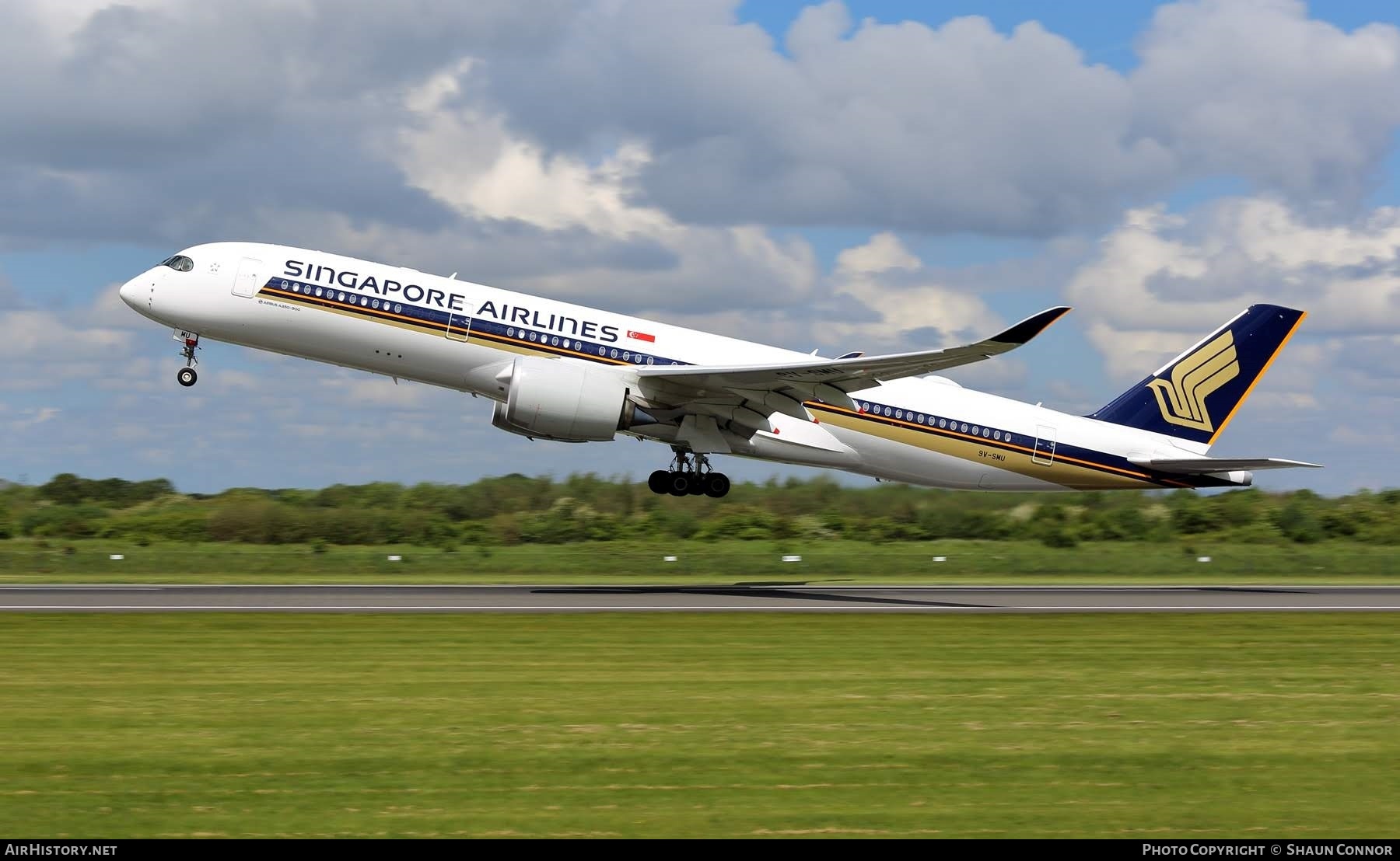 Aircraft Photo of 9V-SMU | Airbus A350-941 | Singapore Airlines | AirHistory.net #379420