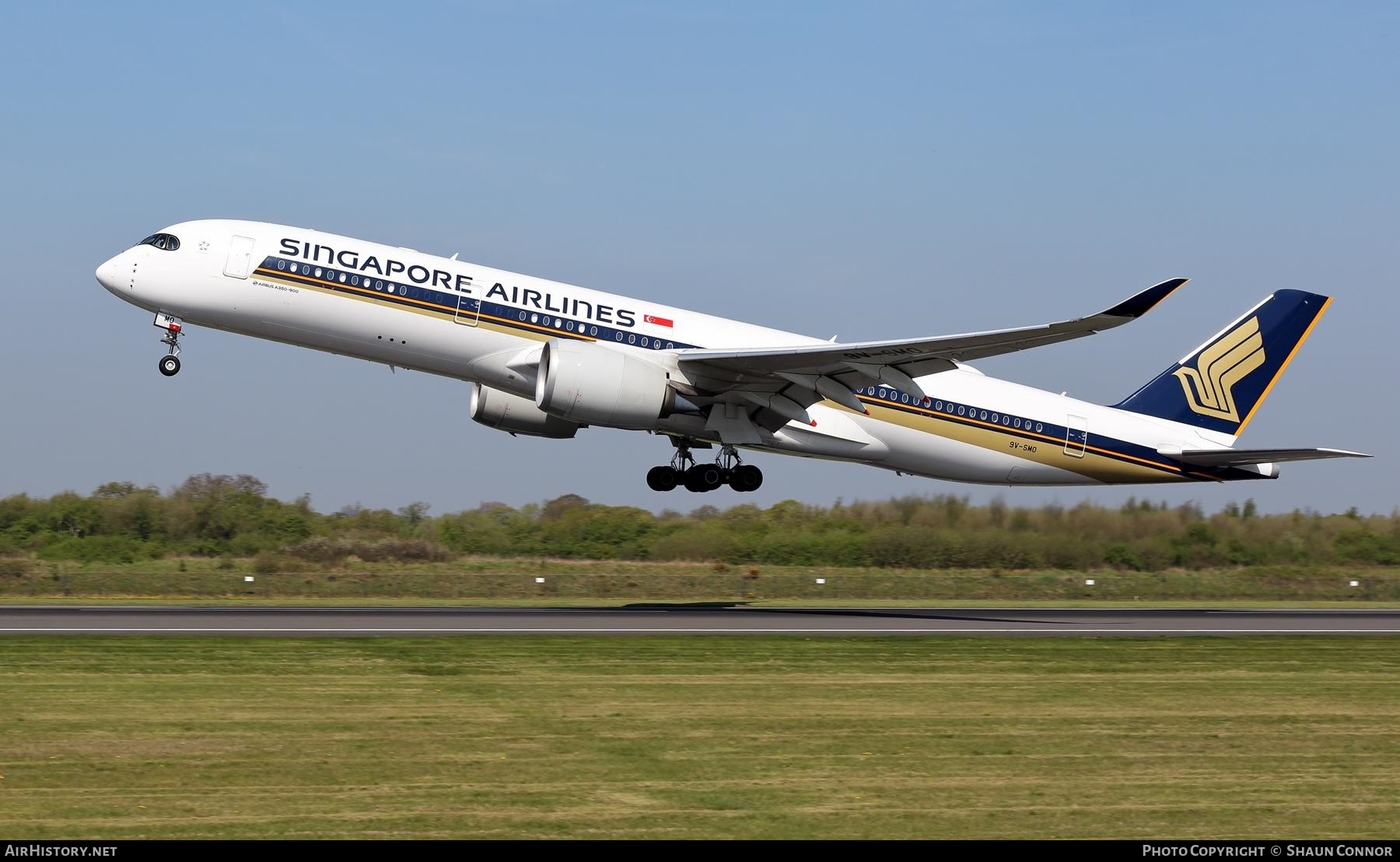 Aircraft Photo of 9V-SMO | Airbus A350-941 | Singapore Airlines | AirHistory.net #379423