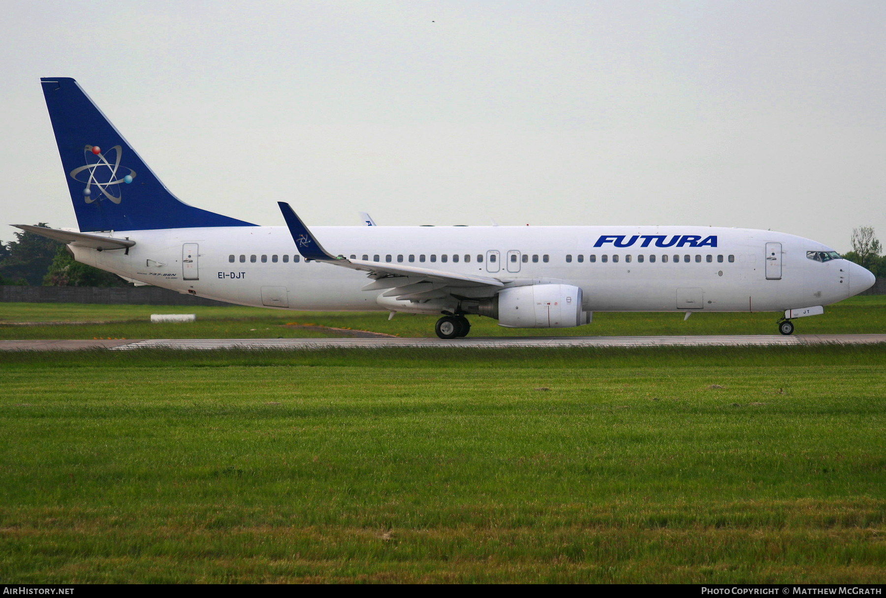 Aircraft Photo of EI-DJT | Boeing 737-86N | Futura International Airways | AirHistory.net #379424