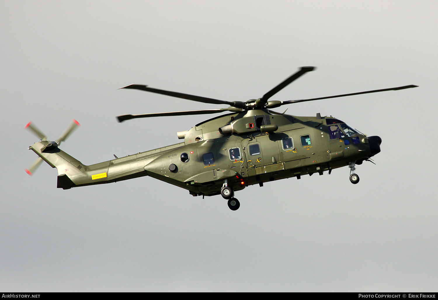 Aircraft Photo of M-516 | AgustaWestland EH101-512 Merlin Joint Supporter | Denmark - Air Force | AirHistory.net #379425