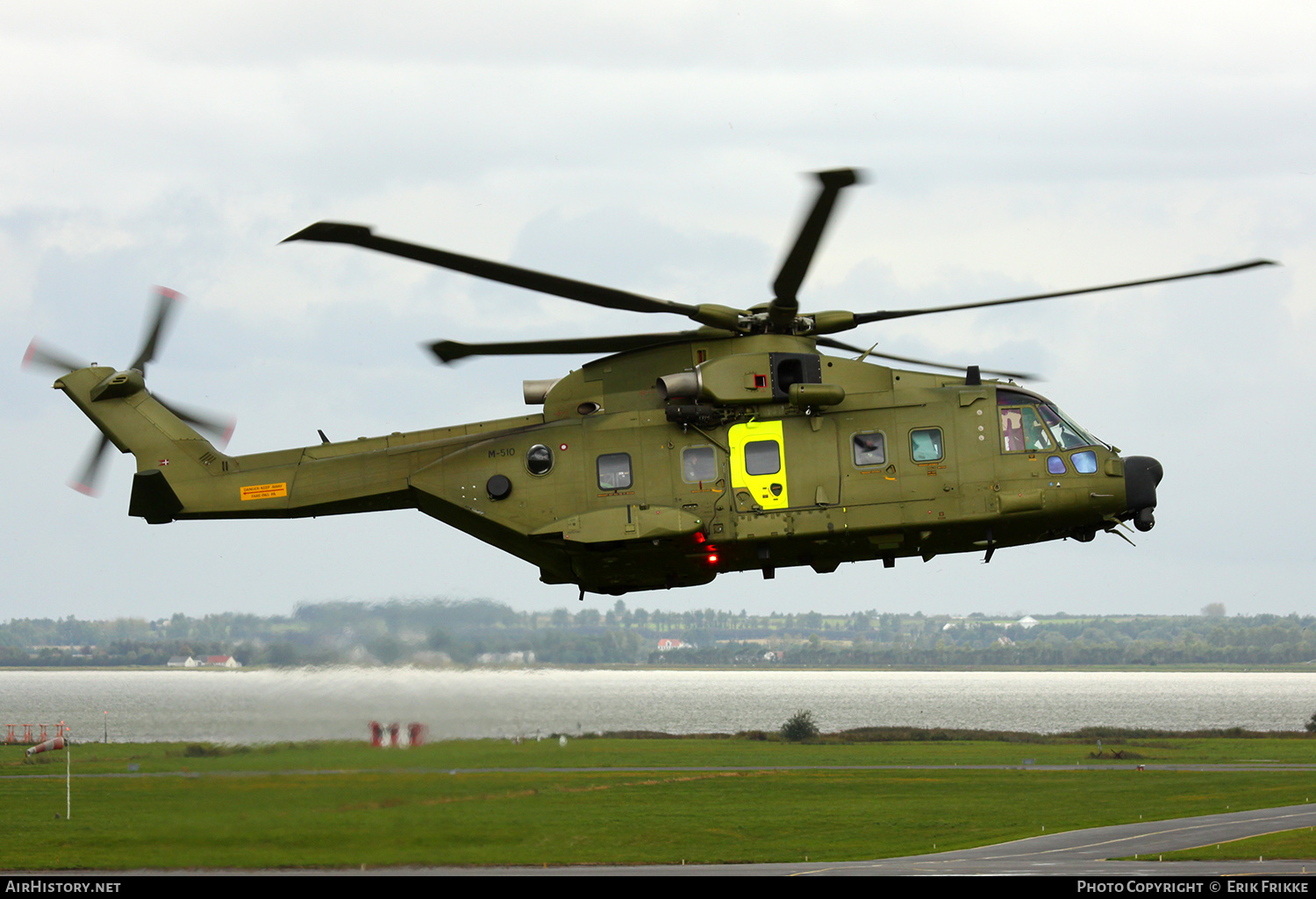 Aircraft Photo of M-510 | AgustaWestland EH101-512 Merlin Joint Supporter | Denmark - Air Force | AirHistory.net #379429