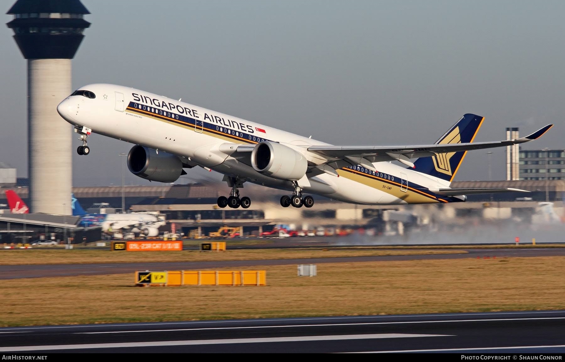 Aircraft Photo of 9V-SMP | Airbus A350-941 | Singapore Airlines | AirHistory.net #379436