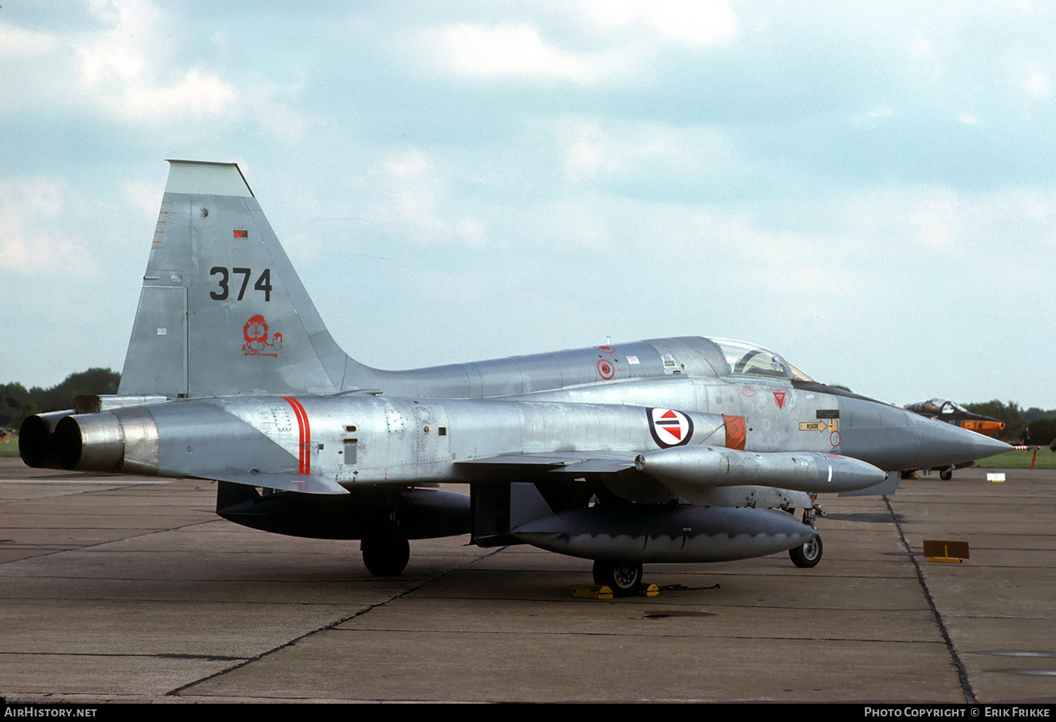 Aircraft Photo of 374 | Northrop F-5A Freedom Fighter | Norway - Air Force | AirHistory.net #379439