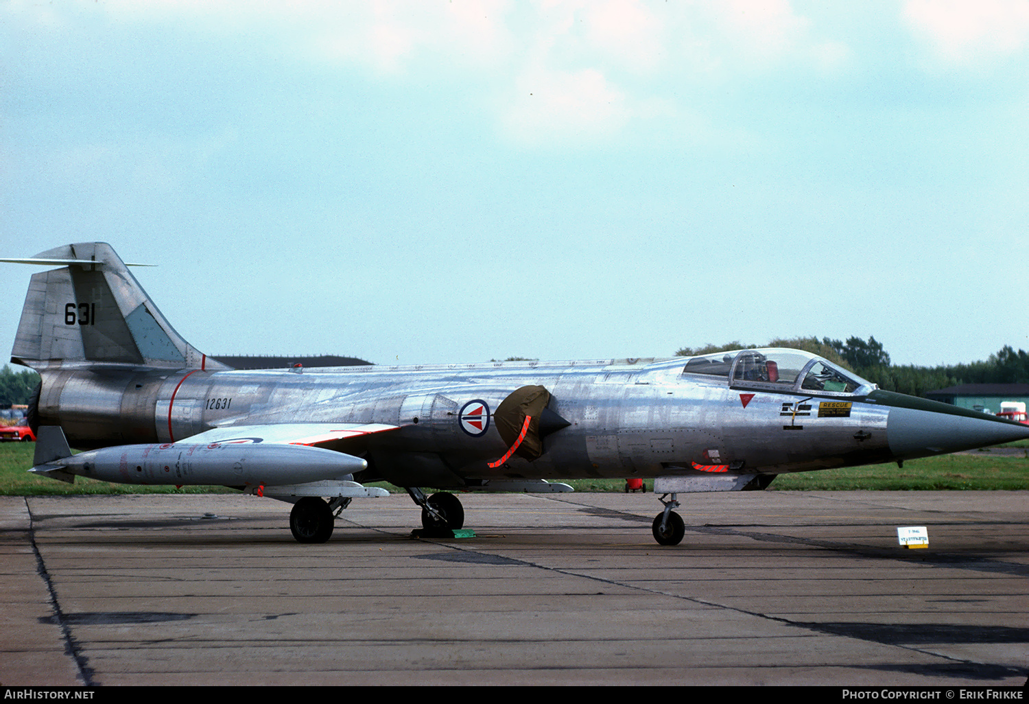 Aircraft Photo of 631 | Lockheed RF-104G Starfighter | Norway - Air Force | AirHistory.net #379442