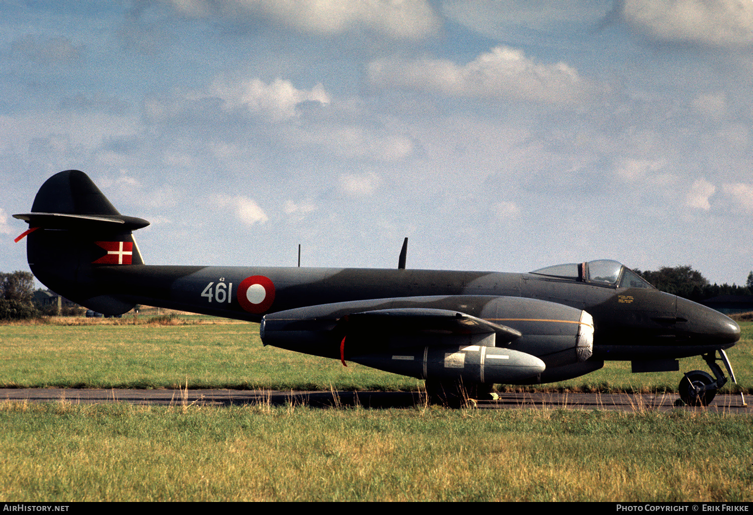 Aircraft Photo of 43-461 | Gloster Meteor F4 | Denmark - Air Force | AirHistory.net #379444