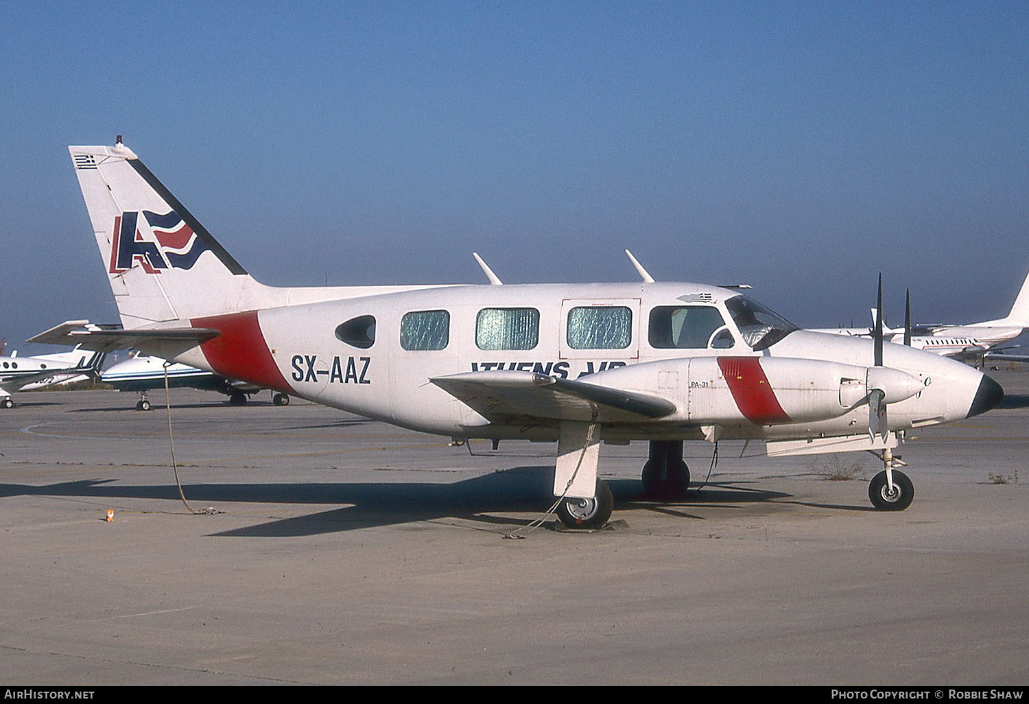 Aircraft Photo of SX-AAZ | Piper PA-31-310 Navajo | Athens Air | AirHistory.net #379447