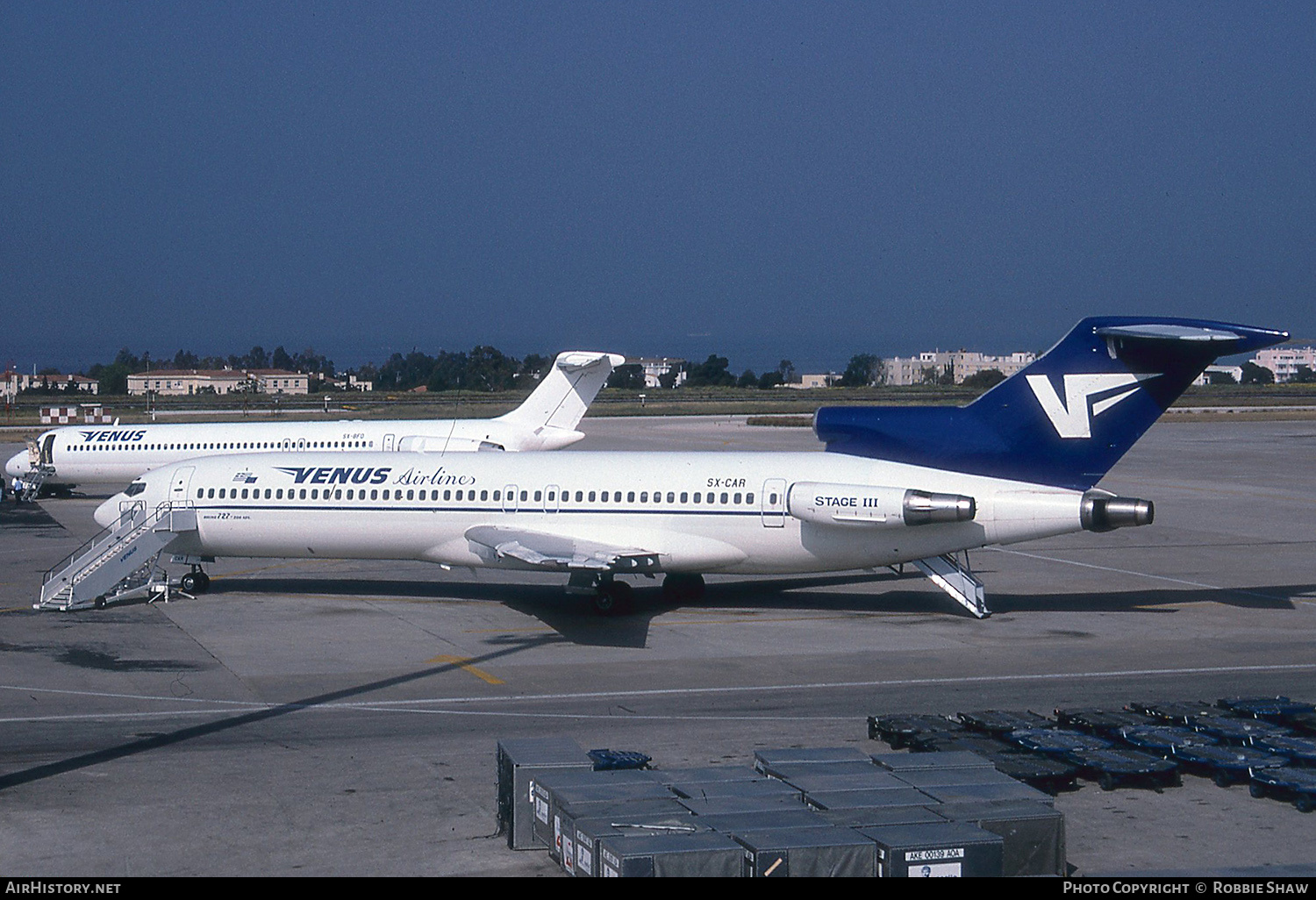Aircraft Photo of SX-CAR | Boeing 727-2K5/Adv | Venus Airlines | AirHistory.net #379463