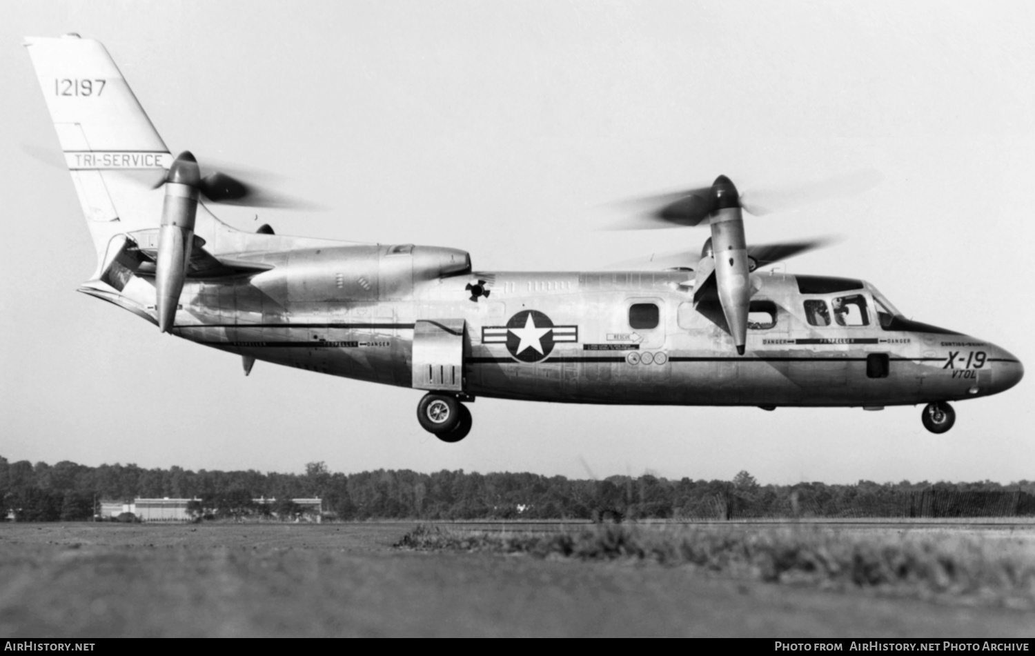 Aircraft Photo of 62-12197 / 12197 | Curtiss-Wright X-19A | USA - Air Force | AirHistory.net #379466