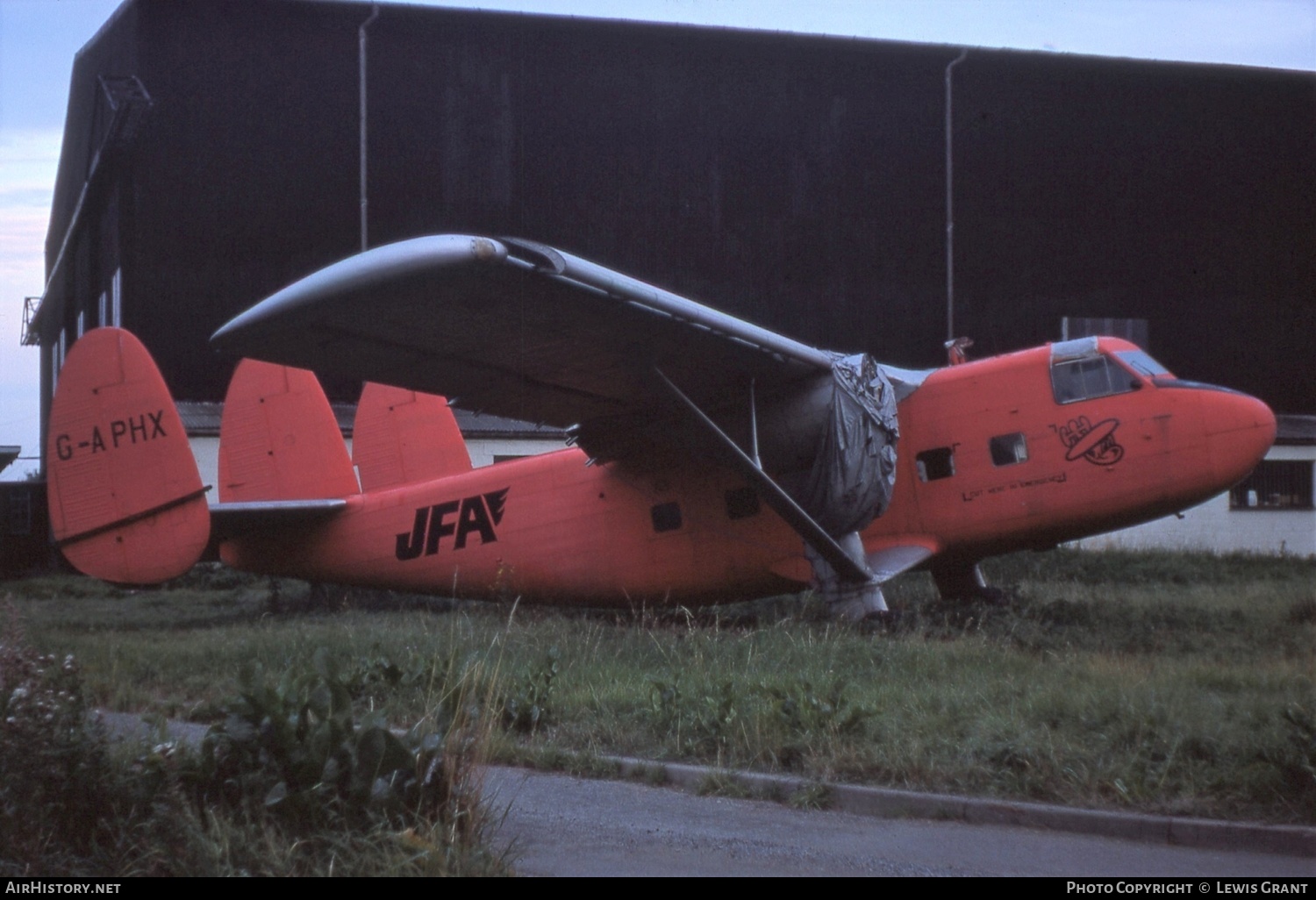 Aircraft Photo of G-APHX | Scottish Aviation Twin Pioneer Series 1 | J.F. Airlines - JFA | AirHistory.net #379491