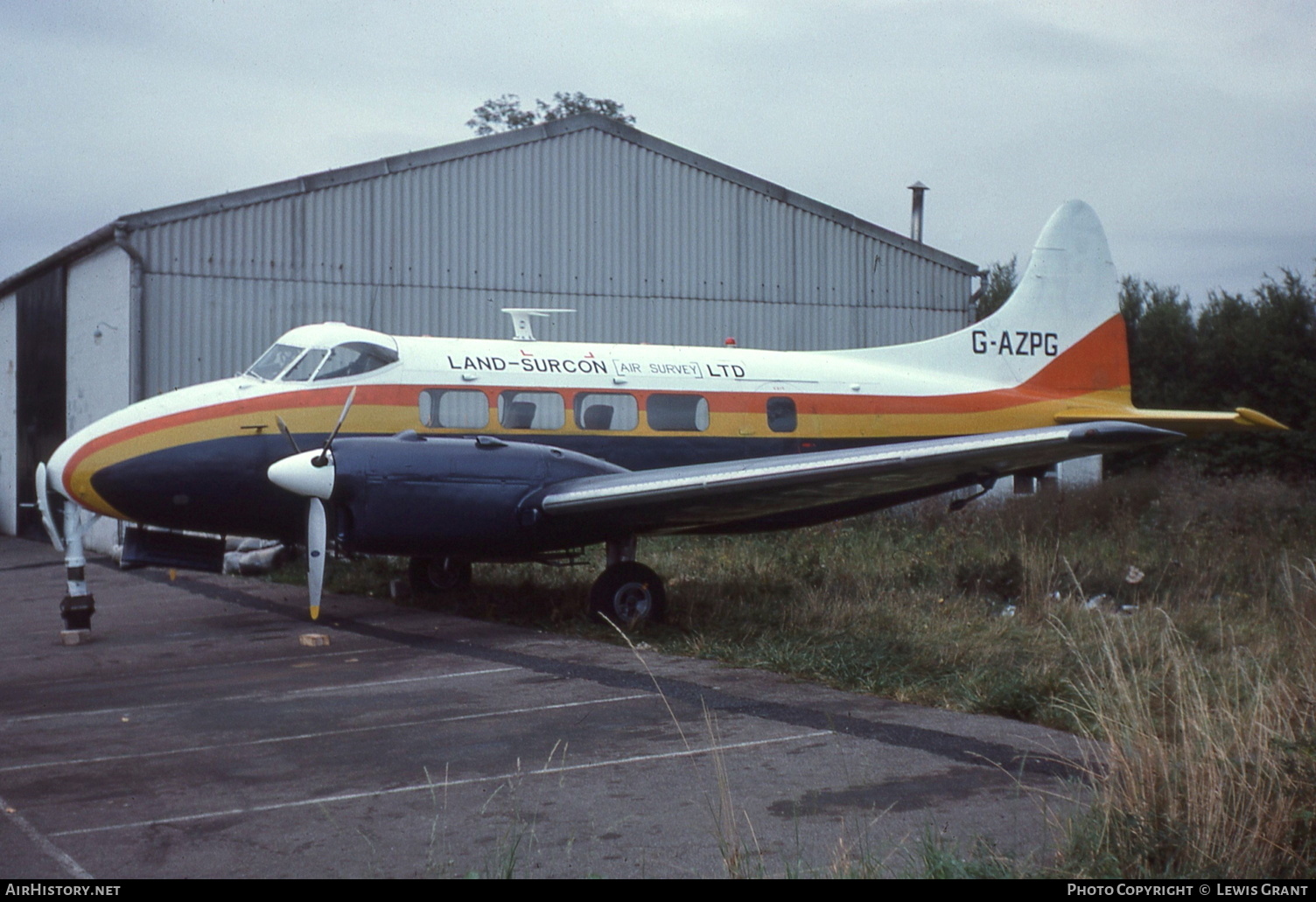 Aircraft Photo of G-AZPG | De Havilland D.H. 104 Dove 5 | Land-Surcon (Air Survey) | AirHistory.net #379493