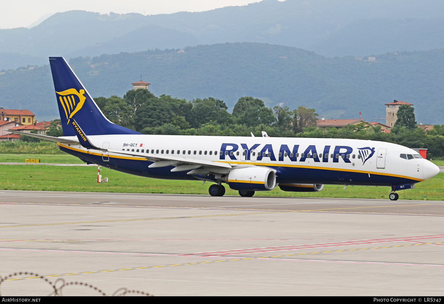 Aircraft Photo of 9H-QCY | Boeing 737-8AS | Ryanair | AirHistory.net #379509