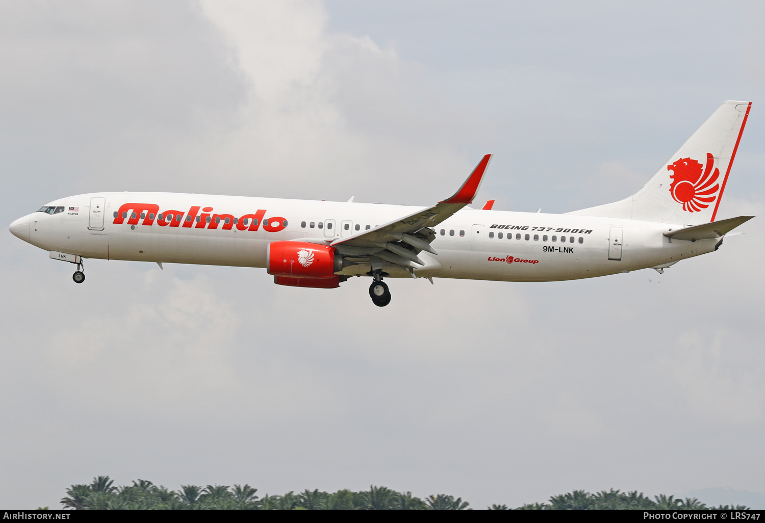 Aircraft Photo of 9M-LNK | Boeing 737-9GP/ER | Malindo Air | AirHistory.net #379527