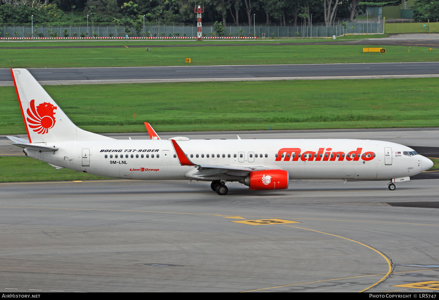 Aircraft Photo of 9M-LNL | Boeing 737-9GP/ER | Malindo Air | AirHistory.net #379538