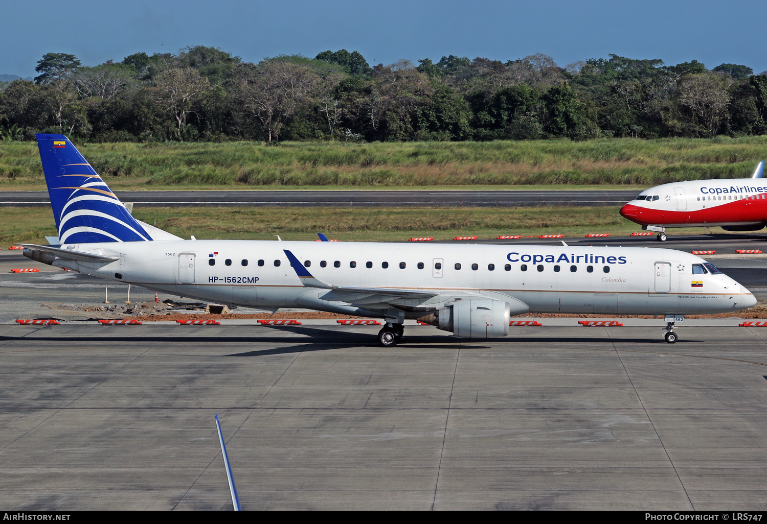 Aircraft Photo of HP-1562CMP | Embraer 190LR (ERJ-190-100LR) | Copa Airlines Colombia | AirHistory.net #379544