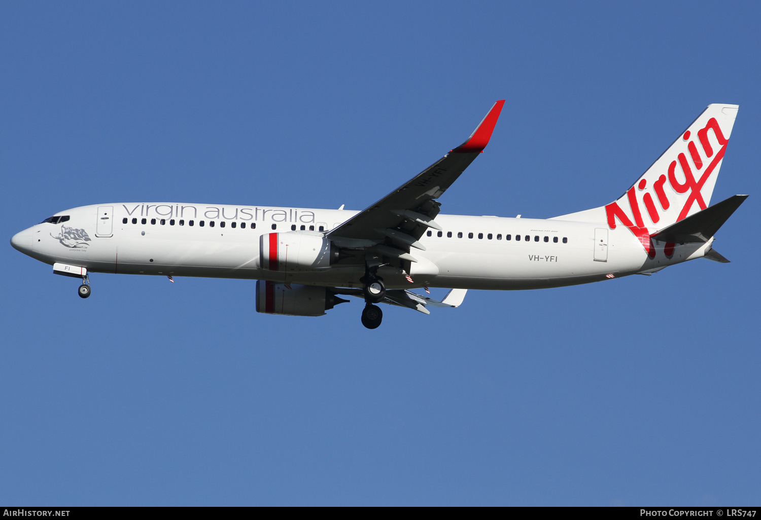 Aircraft Photo of VH-YFI | Boeing 737-8FE | Virgin Australia Airlines | AirHistory.net #379552