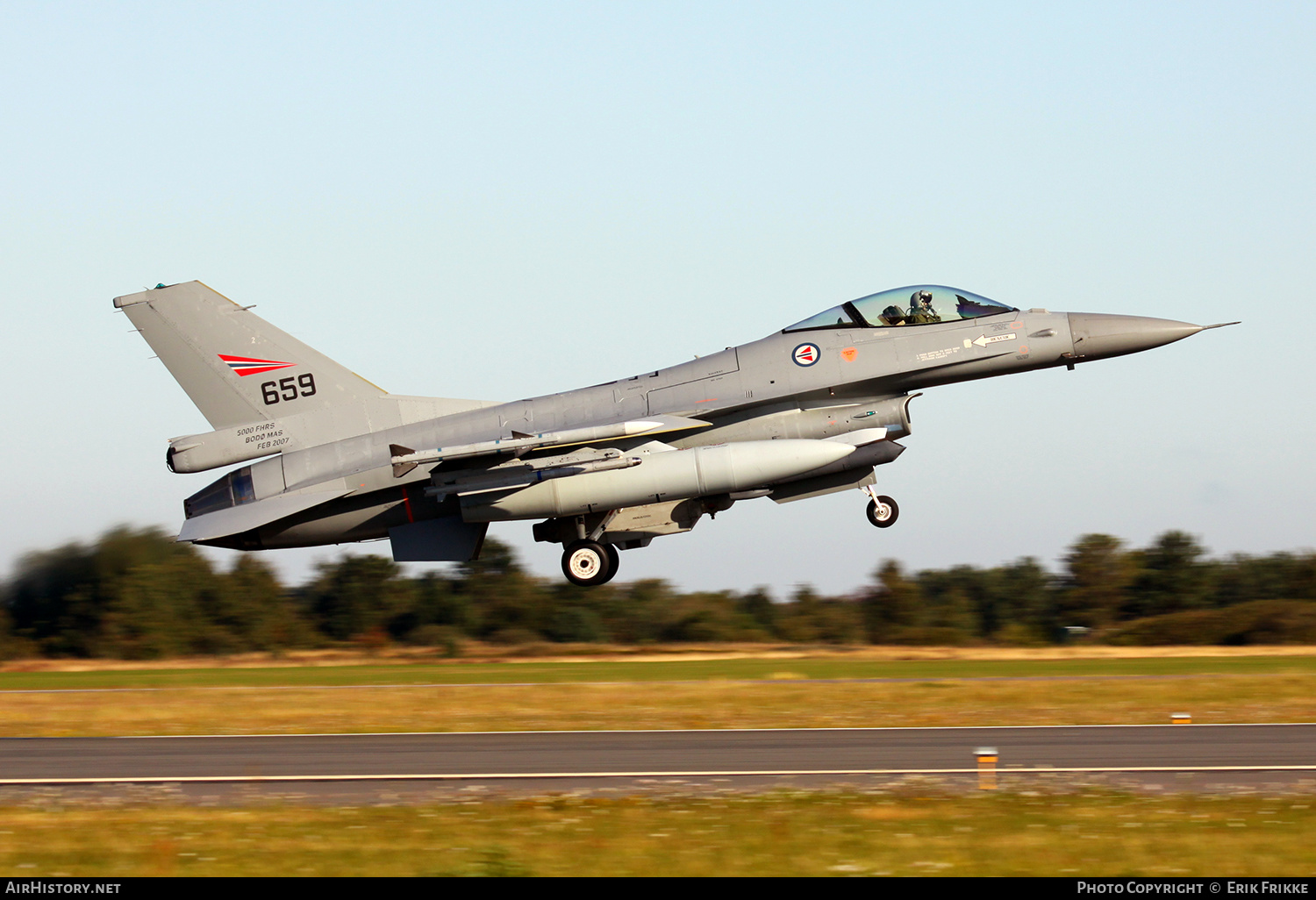 Aircraft Photo of 659 | General Dynamics F-16AM Fighting Falcon | Norway - Air Force | AirHistory.net #379562