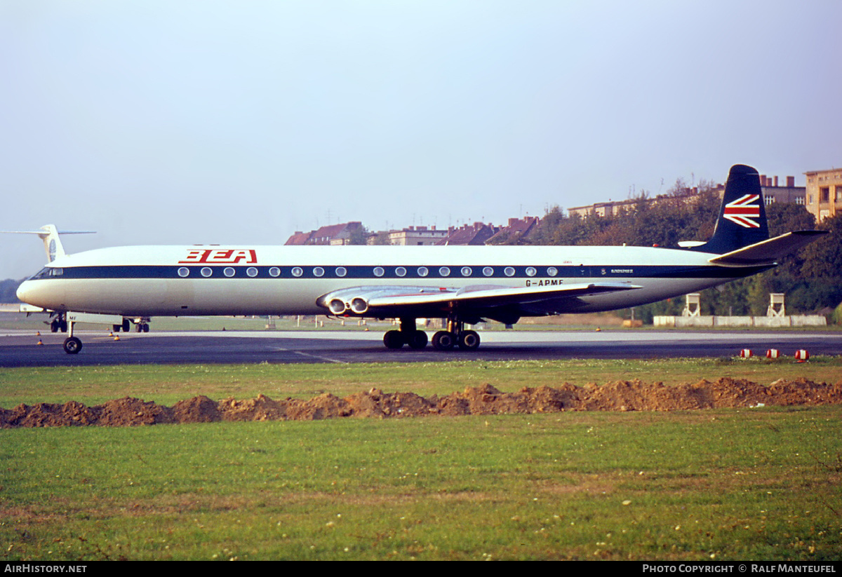 Aircraft Photo of G-APMF | De Havilland D.H. 106 Comet 4B | BEA - British European Airways | AirHistory.net #379582