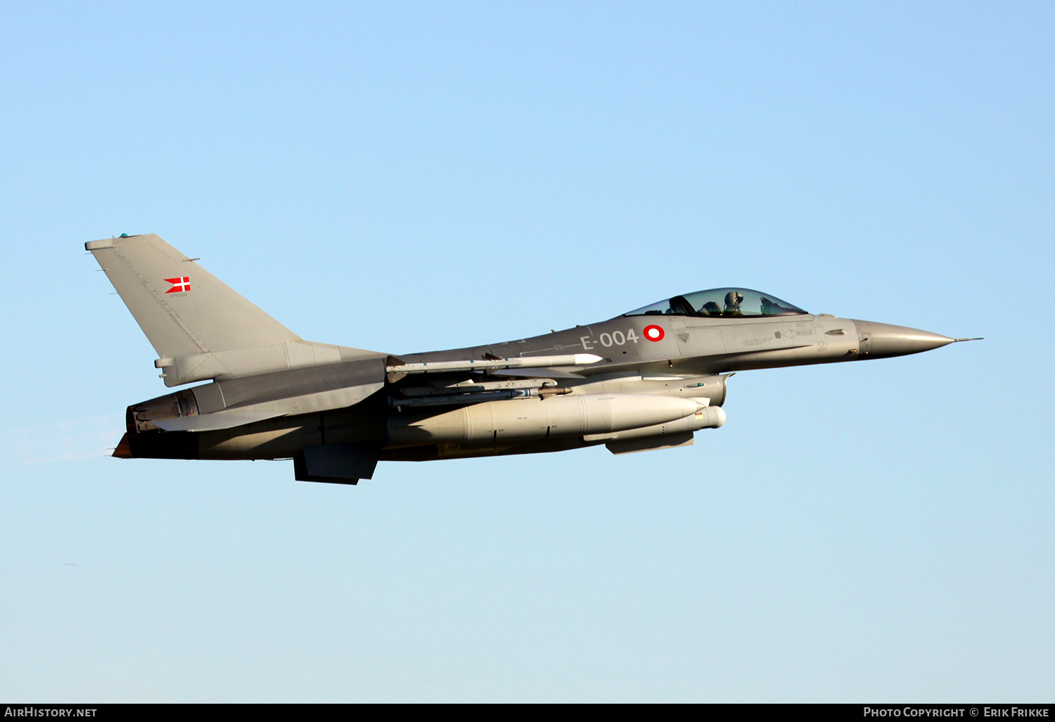 Aircraft Photo of E-004 | General Dynamics F-16AM Fighting Falcon | Denmark - Air Force | AirHistory.net #379586