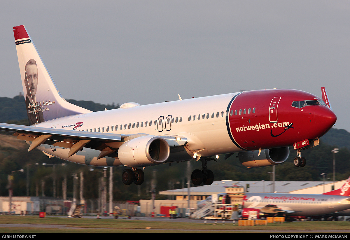 Aircraft Photo of LN-NGT | Boeing 737-8JP | Norwegian | AirHistory.net #379587