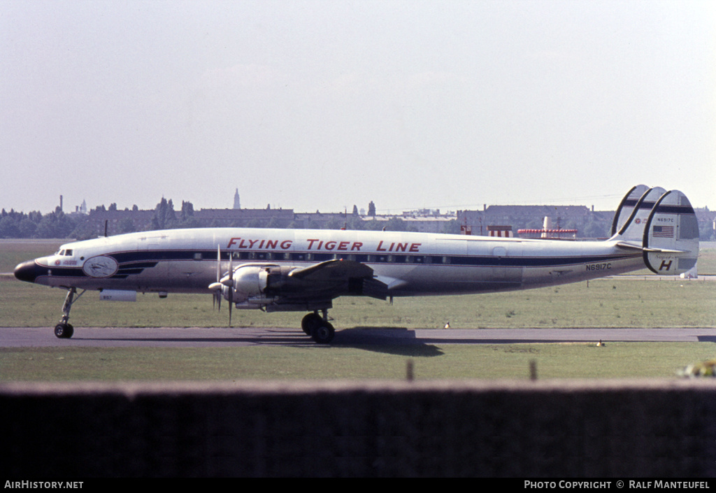 Aircraft Photo of N6917C | Lockheed L-1049H Super Constellation | Flying Tiger Line | AirHistory.net #379623