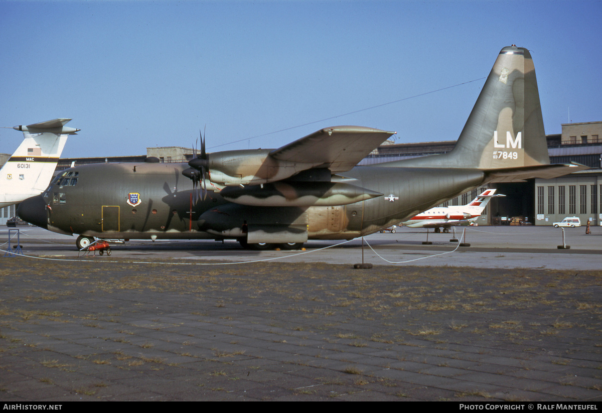 Aircraft Photo of 63-7849 / AF63-7849 | Lockheed C-130E Hercules (L-382) | USA - Air Force | AirHistory.net #379644