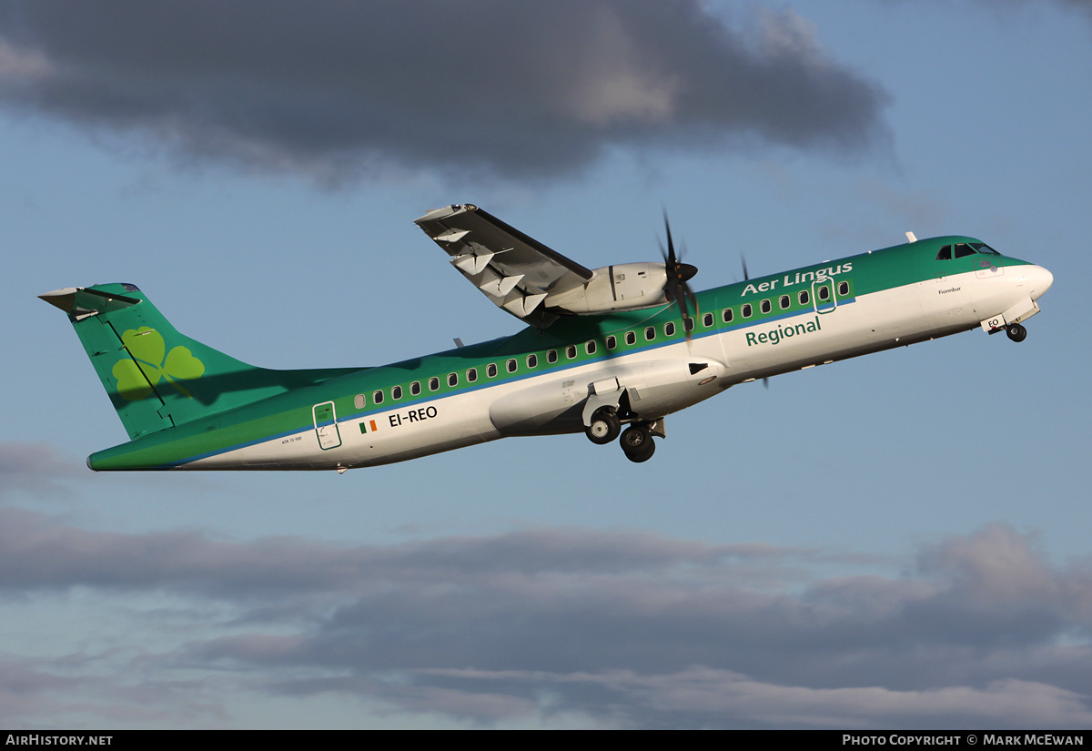 Aircraft Photo of EI-REO | ATR ATR-72-500 (ATR-72-212A) | Aer Lingus Regional | AirHistory.net #379654