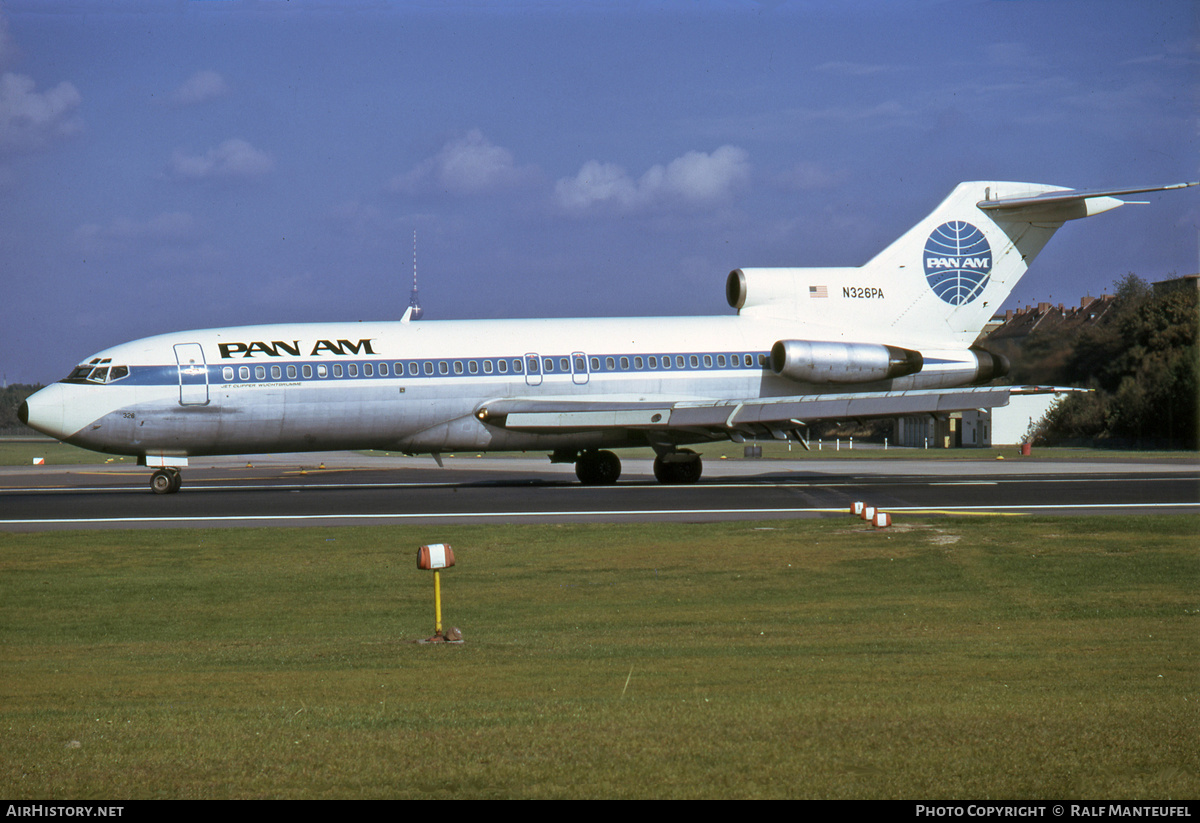 Aircraft Photo of N326PA | Boeing 727-21 | Pan American World Airways - Pan Am | AirHistory.net #379655