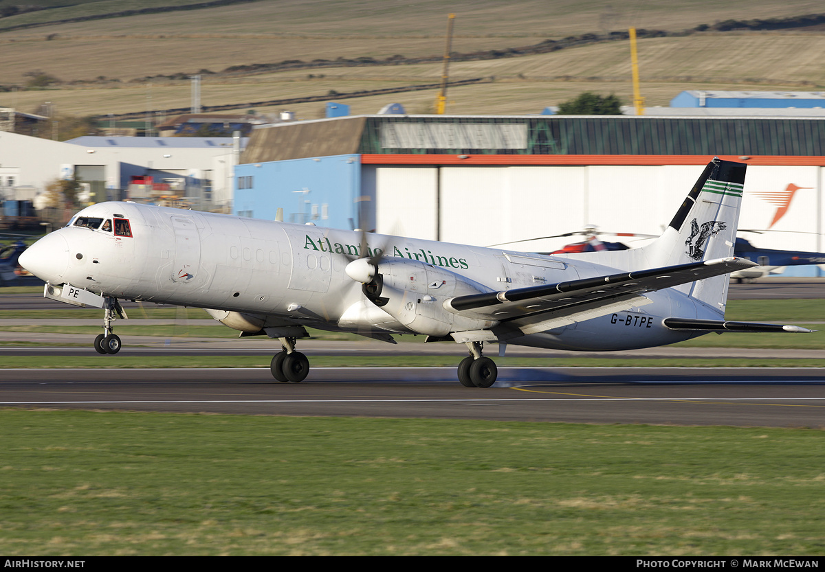 Aircraft Photo of G-BTPE | British Aerospace ATP(LFD) | Atlantic Airlines | AirHistory.net #379657