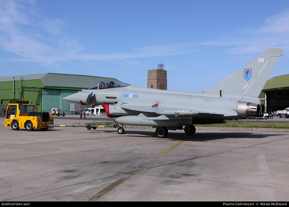 Aircraft Photo of ZK313 | Eurofighter EF-2000 Typhoon FGR4 | UK - Air Force | AirHistory.net #379658