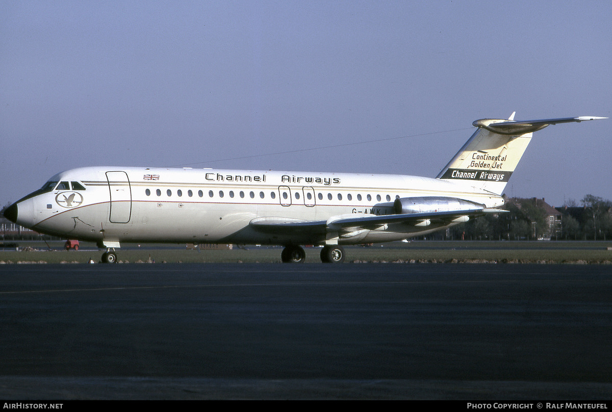 Aircraft Photo of G-AWKJ | BAC 111-408EF One-Eleven | Channel Airways | AirHistory.net #379662