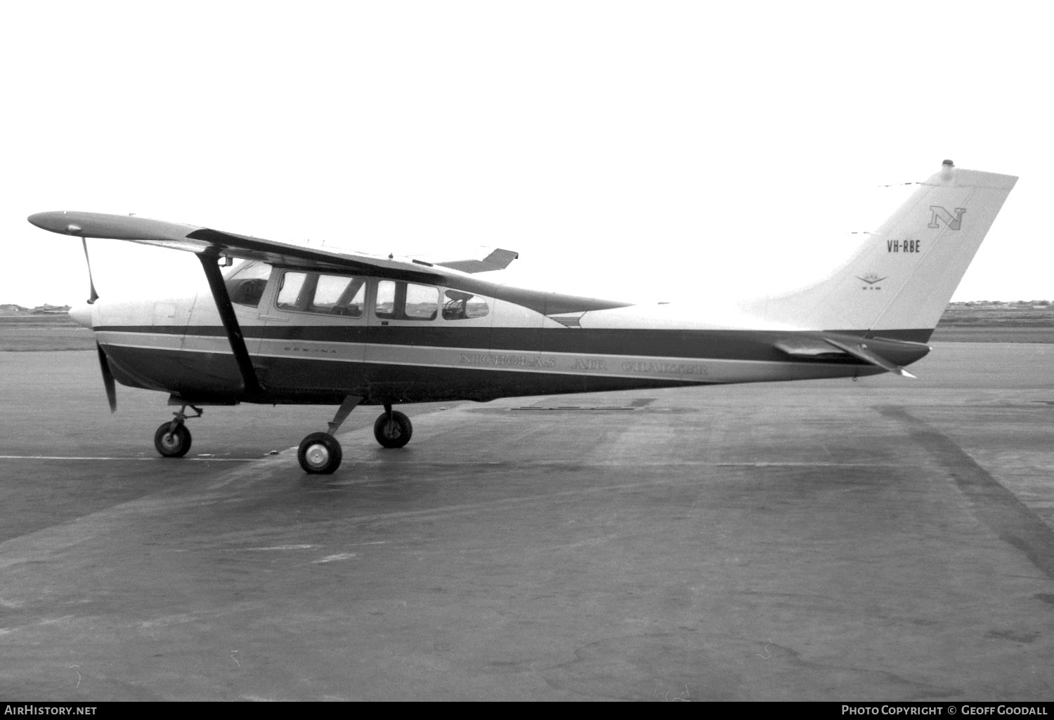 Aircraft Photo of VH-RBE | Cessna 210A | Nicholas Air Charter | AirHistory.net #379695