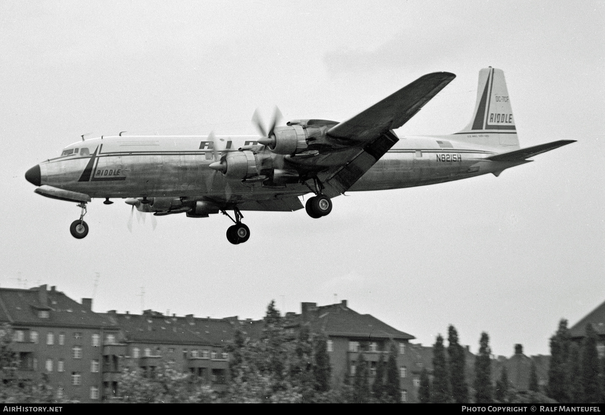 Aircraft Photo of N8215H | Douglas DC-7C(F) | Riddle Airlines | AirHistory.net #379708