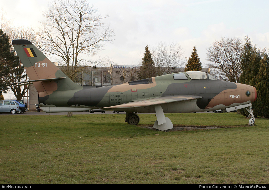 Aircraft Photo of FU-51 | Republic F-84F Thunderstreak | Belgium - Air Force | AirHistory.net #379712