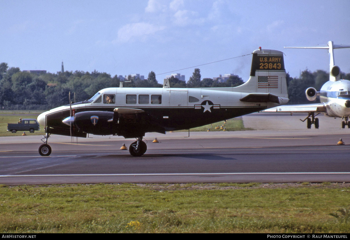 Aircraft Photo of 62-3843 / 23843 | Beech U-8F Seminole Excalibur (65) | USA - Army | AirHistory.net #379773