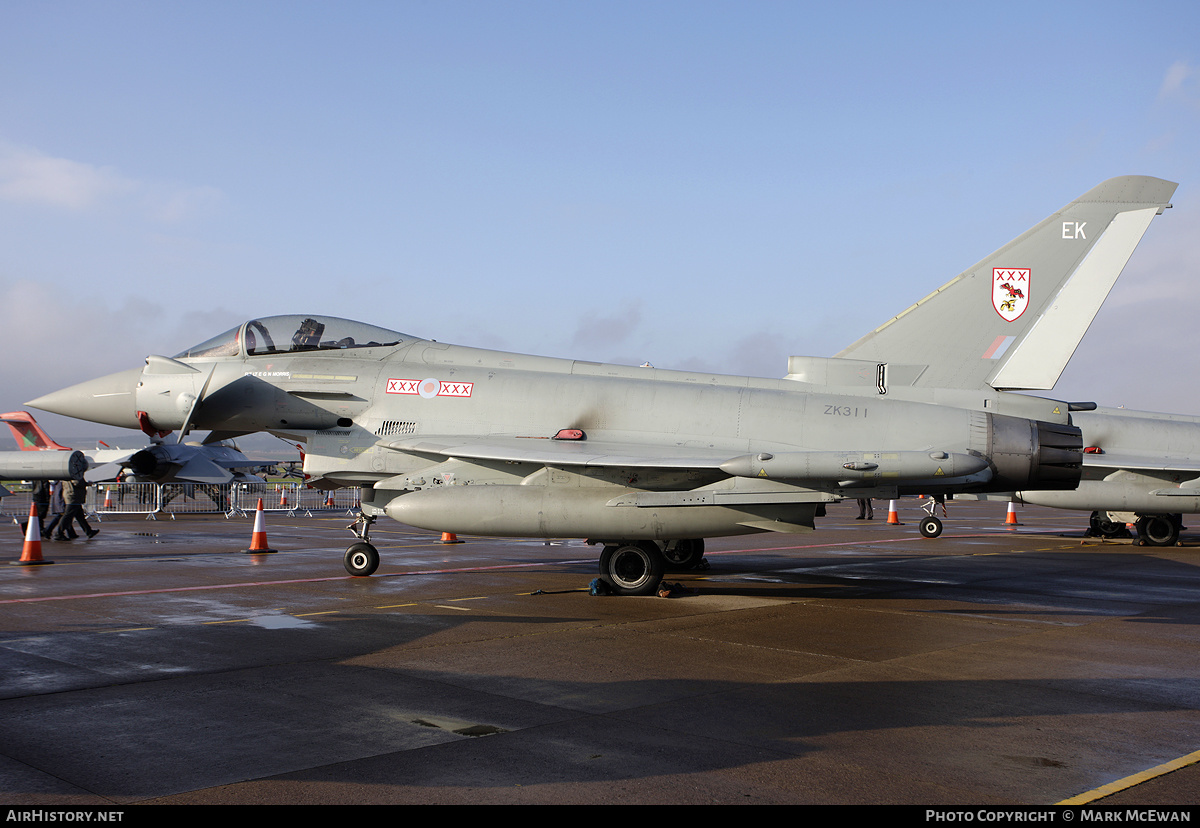 Aircraft Photo of ZK311 | Eurofighter EF-2000 Typhoon FGR4 | UK - Air Force | AirHistory.net #379776