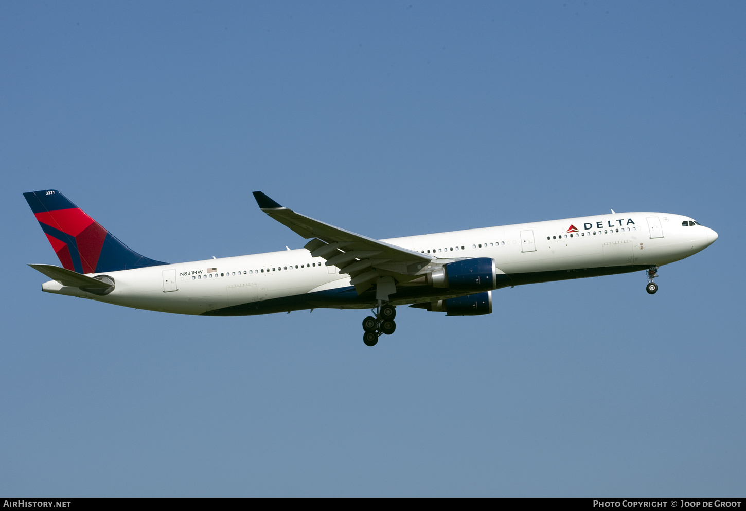 Aircraft Photo of N831NW | Airbus A330-302 | Delta Air Lines | AirHistory.net #379792