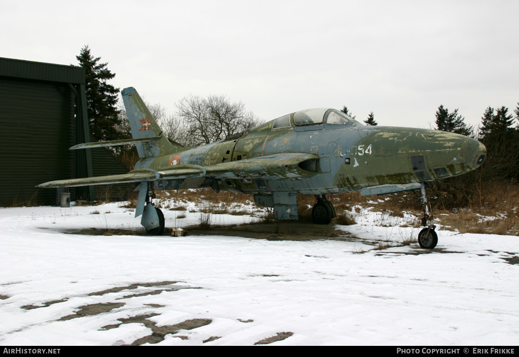 Aircraft Photo of C-054 | Republic RF-84F Thunderflash | Denmark - Air Force | AirHistory.net #379843