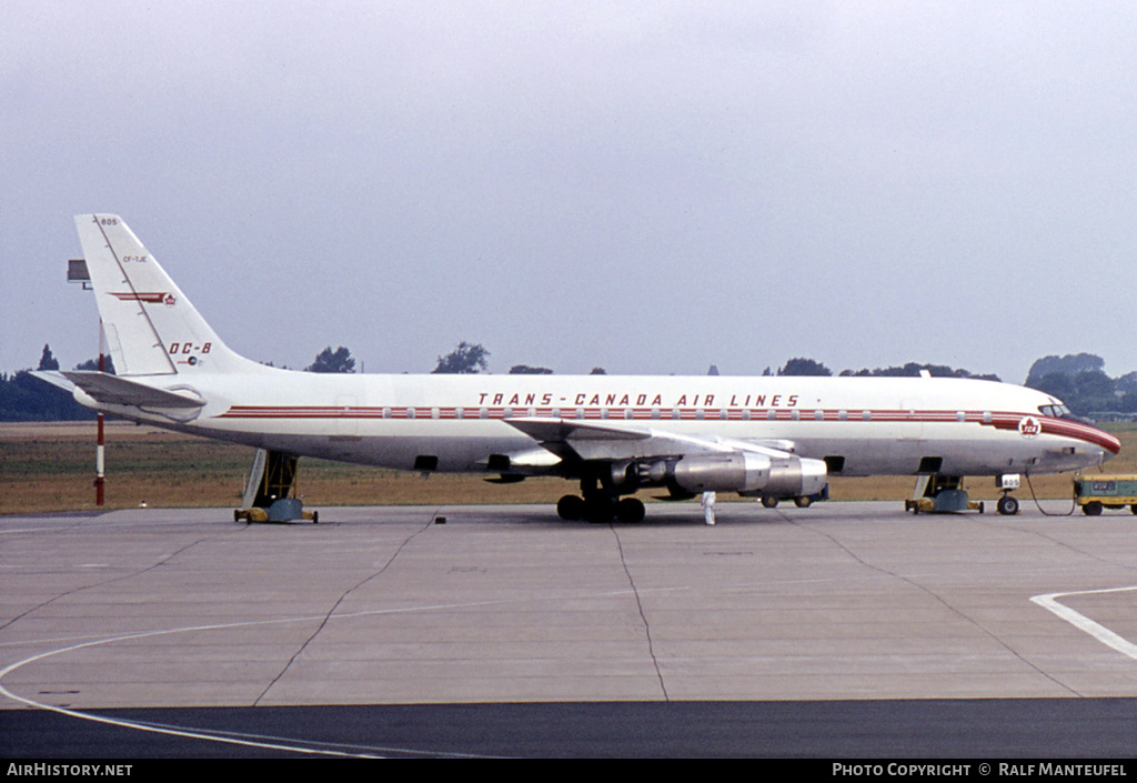 Aircraft Photo of CF-TJE | Douglas DC-8-43 | Trans-Canada Air Lines - TCA | AirHistory.net #379856