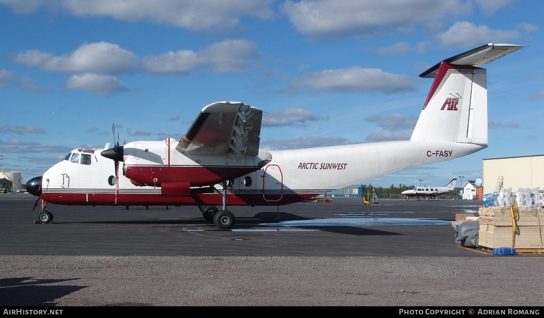 Aircraft Photo of C-FASY | De Havilland Canada DHC-5A Buffalo | Arctic Sunwest Charters - ASC | AirHistory.net #379861