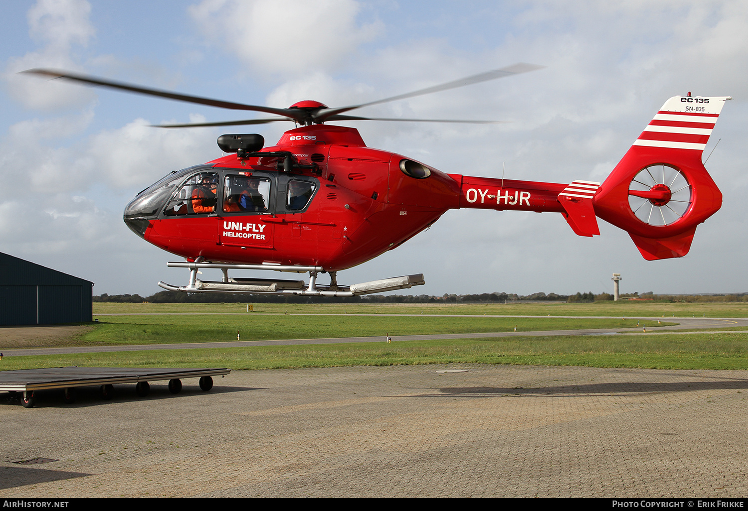 Aircraft Photo of OY-HJR | Eurocopter EC-135T-2+ | Uni-Fly Helicopter | AirHistory.net #379949