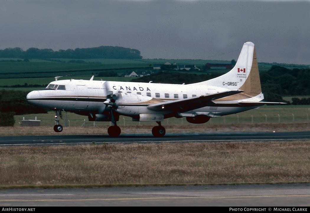 Aircraft Photo of C-GRSC | Convair 340-31 | Energy Mines and Resources - Canada Centre for Remote Sensing | AirHistory.net #379996