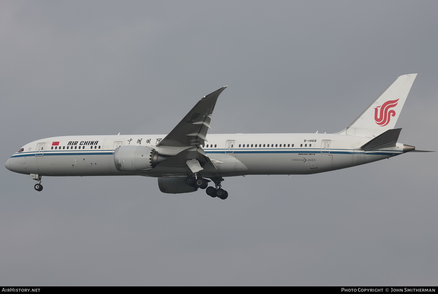Aircraft Photo of B-1468 | Boeing 787-9 Dreamliner | Air China | AirHistory.net #380005