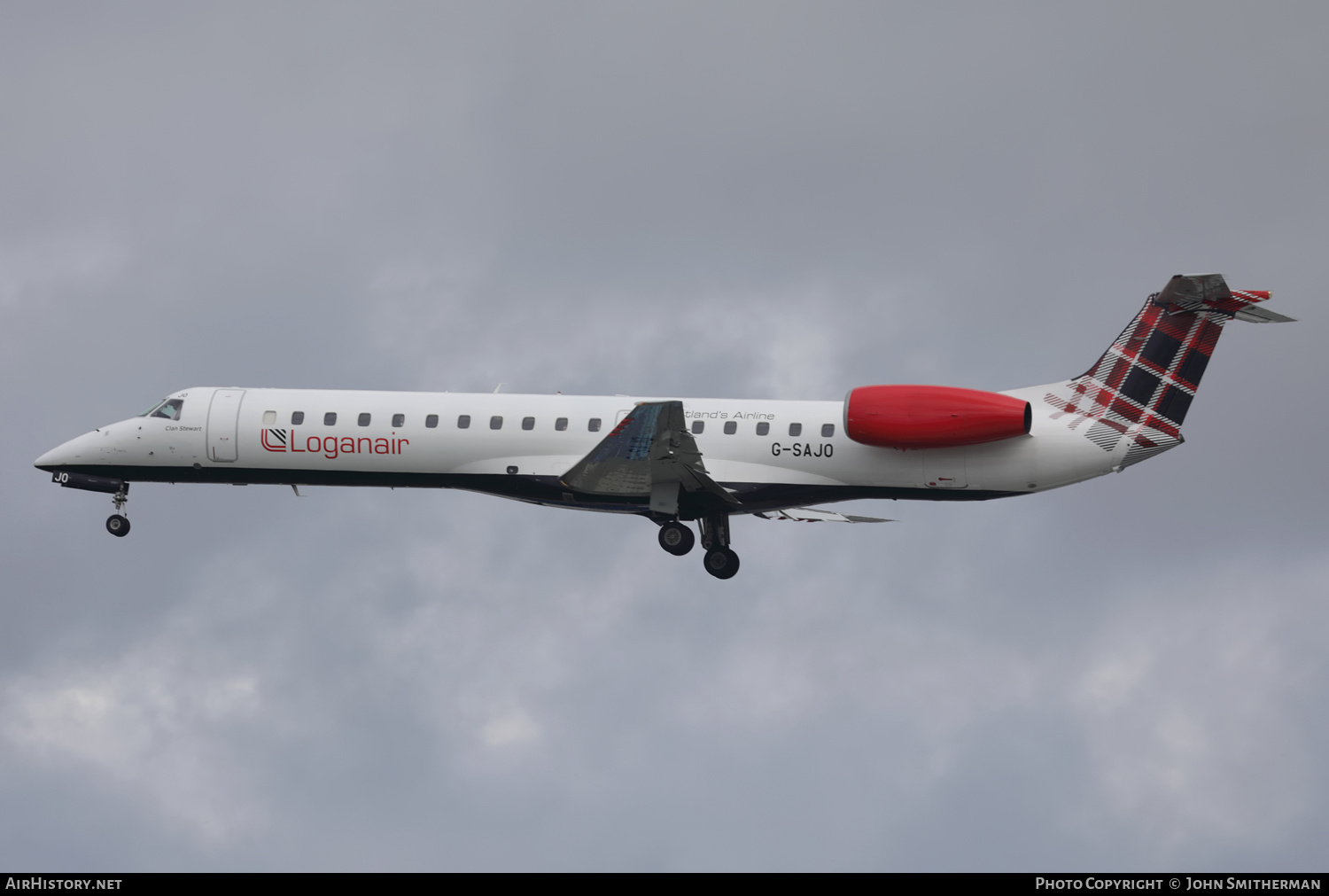 Aircraft Photo of G-SAJO | Embraer ERJ-145MP (EMB-145MP) | Loganair | AirHistory.net #380023